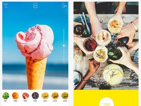 LINE、食べ物の撮影に特化したカメラアプリ「Foodie」を公開