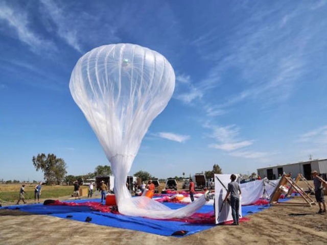 Googleの「Project Loon」による気球