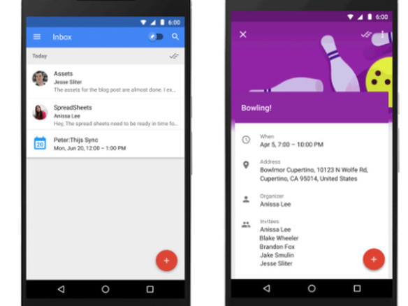 グーグル、「Keep」と「Inbox」をアップデート--「Chrome」「Android」との統合を強化