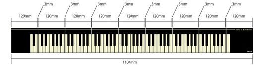 グランドピアノと同じ88鍵盤数のモバイルグランドピアノ