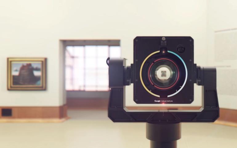 Google Art Cameraは、世界各地の美術館で著名な作品のギガピクセル画像を撮影する予定だ。