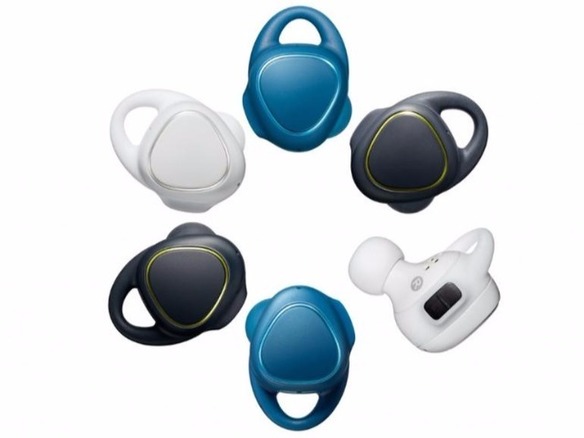 サムスン、フィットネス用Bluetoothイヤホン「Gear IconX」発表--「Gear Fit2」も登場