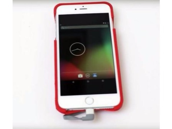 「iPhone」で「Android」を動作（ある意味において）--ビデオが公開
