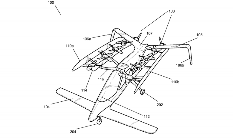 Zee.Aeroは空飛ぶ自動車に関連する特許を多数出願している。