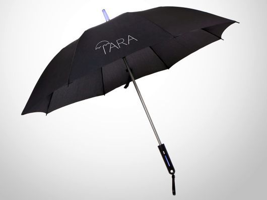 天気予報を表示してくれるスマート傘（出典：Indiegogo）