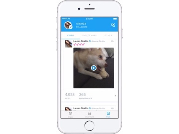 Twitter、140秒までの動画をアップロード可能に--エンゲージ状況監視「Engage」アプリも発表