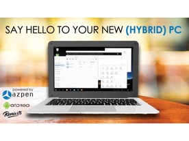 Androidアプリの動くノートPC「Hybrx」--Kickstarterで人気
