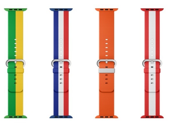 「Apple Watch」にオリンピック版バンドが登場--日本など14カ国の国旗デザイン