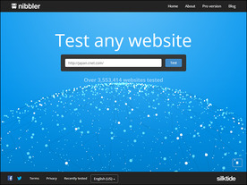 ［ウェブサービスレビュー］サイトの使いやすさを総合チェック--改善点を提案する「Nibbler」