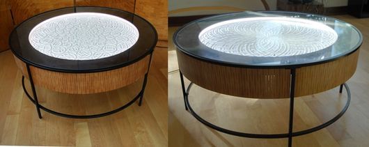 床に置いて使う3 foot coffee table（出典：Kickstarter）
