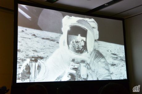 アポロ月面着陸時の写真