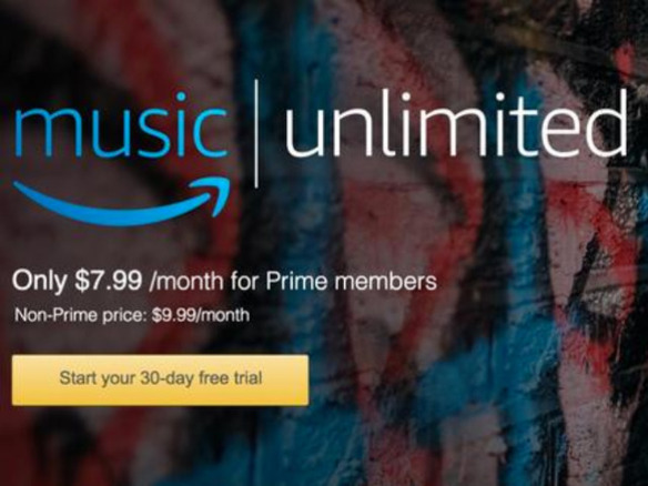 アマゾン、定額制音楽ストリーミングサービス「Amazon Music Unlimited」を提供開始