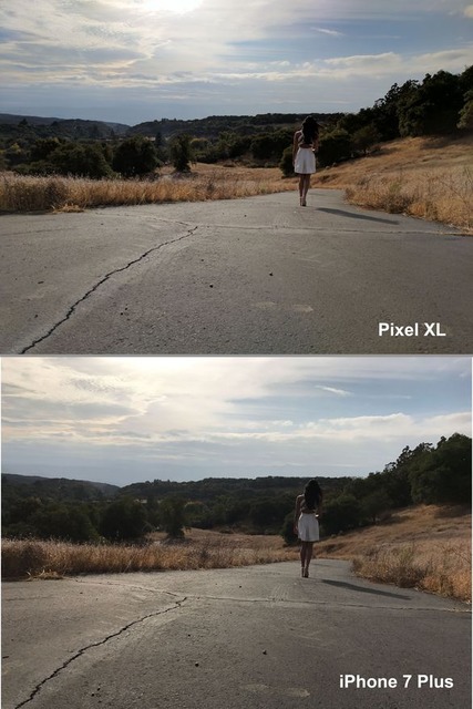 同じ距離から撮影した写真

　Pixelのレンズの方が広角なので、同じ位置から撮影しても、iPhoneより離れた場所から撮ったように見える。