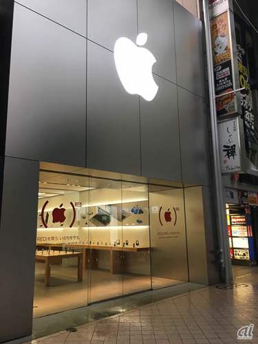 　Apple Store仙台一番町の様子。