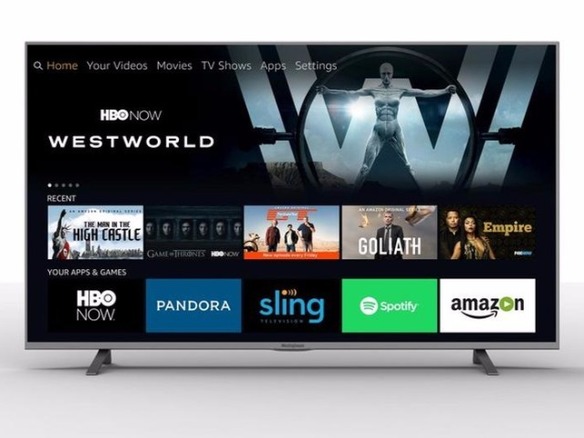 「Amazon Fire TV」の機能が4Kテレビに搭載へ--「Alexa」で音声操作も