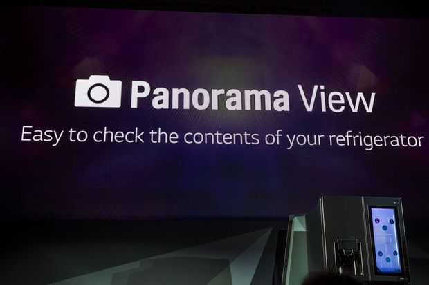 　「Panorama View」により、冷蔵庫の中をチェックして、何が必要なのか確認することができる。