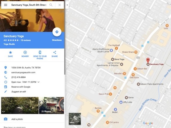 グーグル、検索やマップでフィットネス教室を予約可能に--米国で