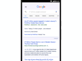 「Google検索」結果に「ファクトチェック」ラベル表示--偽ニュース対策を強化