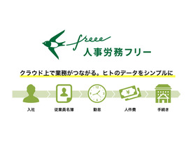 freee、HR分野向けサービス「人事労務 freee」の提供を開始
