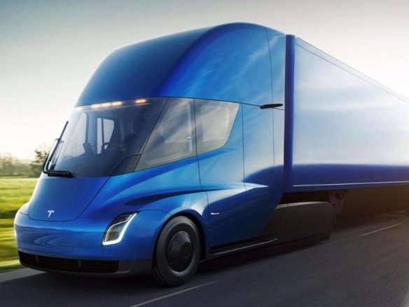 テスラの電気トラック「Tesla Semi」、予定価格は15万ドルから