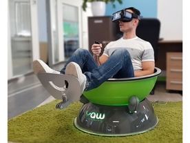 VRゲームの動きを再現する椅子「Yaw」--家庭で使えるモーションシミュレータ