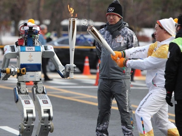ロボットも活躍する冬季五輪--日本語を話せる案内ロボも