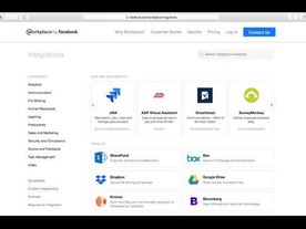 Slackに対抗するFacebookの「Workplace」、多数のSaaSと連携