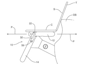 フォード、自動車の折り畳み式ハンドルで特許出願--ノートPC用テーブルに変形