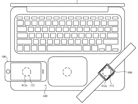 アップル、ノートPCやタブレットをQi充電台として使う技術--公開特許に