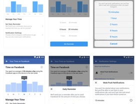  FacebookとInstagramアプリに利用時間を管理できる新ツール