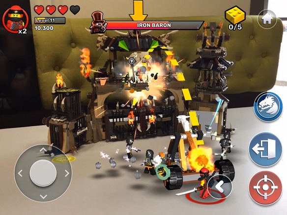 レゴのセットをARで遊べる「LEGO AR Playgrounds」アプリが登場