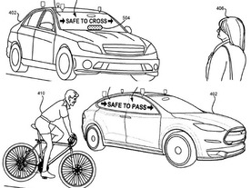自動運転車が運転の“意図”を歩行者や他車に伝える技術--Lyftが特許取得