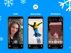 Facebookの「Messenger」に新機能--「Boomerang」のループ動画作成など