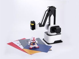 精度0.05mmで多目的な卓上ロボットアーム「Hexbot」--レーザー刻印や3Dプリントに