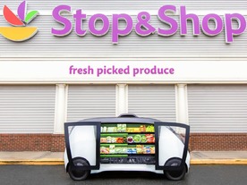 米スーパーStop & Shop、無人運転車の移動販売サービスをボストンで開始へ