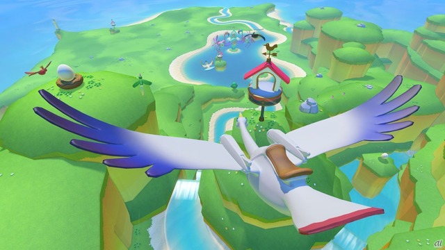 　トリToy-Conでは、VR空間を鳥の目線で飛ぶ感覚を味わえる。風Toy-Conを組み合わせて、風を感じて飛ぶ感覚も楽しめる。