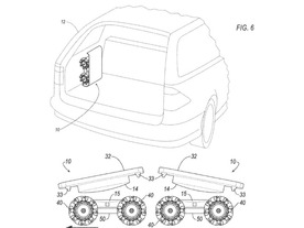 フォード、電動ホバーボードに関する特許を出願--自動車を補助する移動手段として
