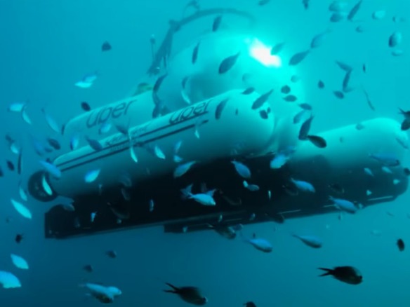 Uber、2人乗り潜水艇「ScUber」を期間限定で航行へ--グレートバリアリーフ観賞に