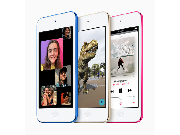 アップル、約4年ぶりに「iPod touch」新モデル--6色展開で2万1800円から