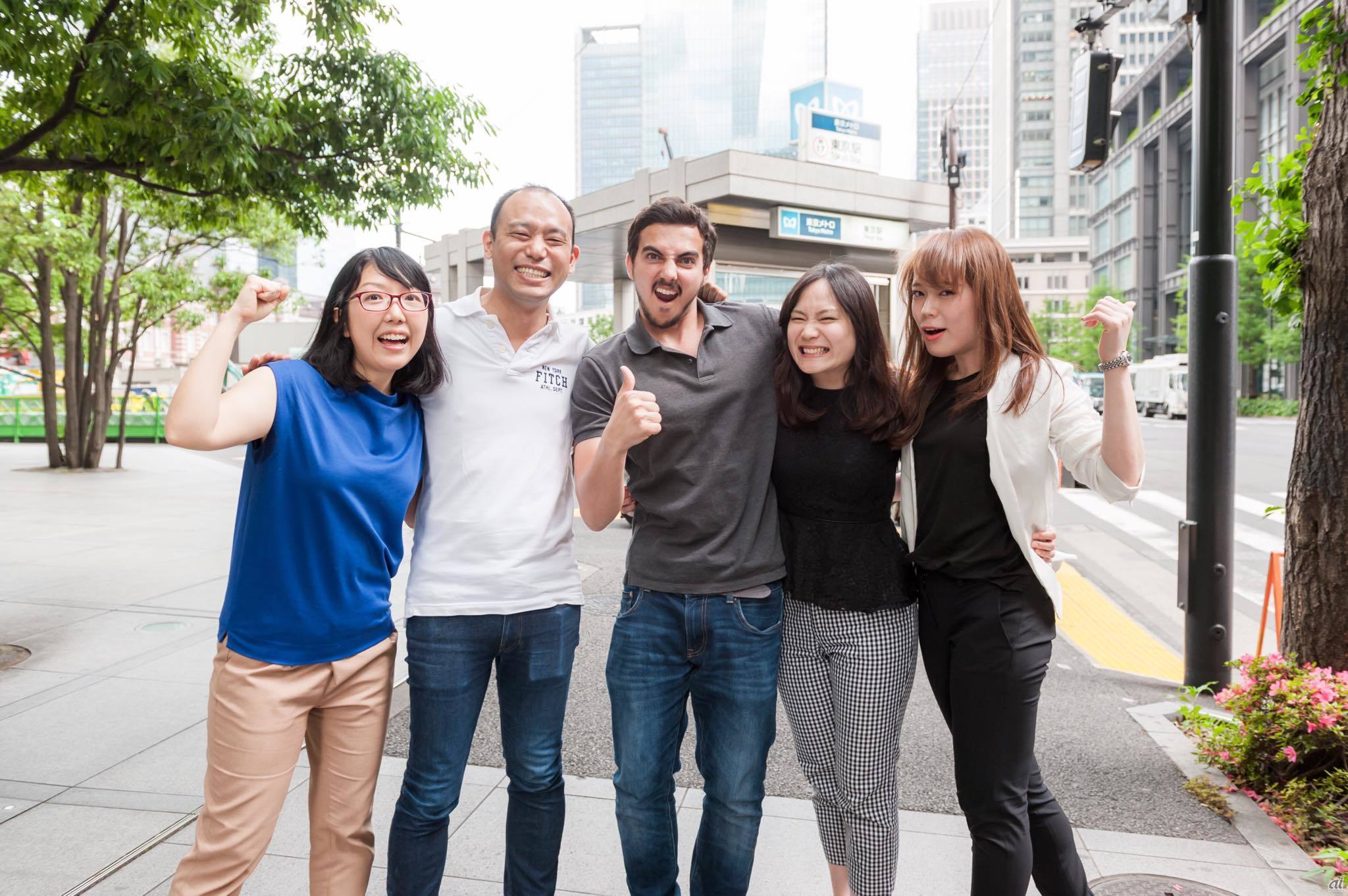 500 Startups Japanのメンバーと（2017年春に撮影）