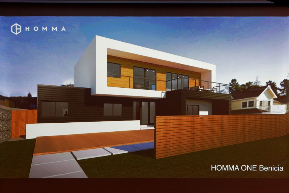 コンパクトなスマート住宅「HOMMA ONE」のイメージ図