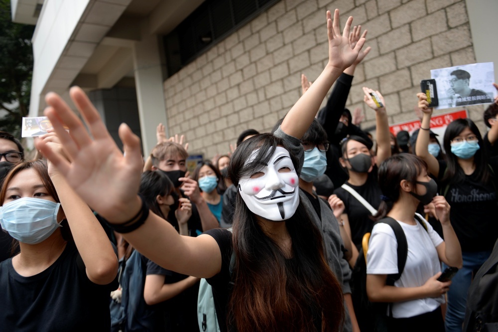 香港デモの様子