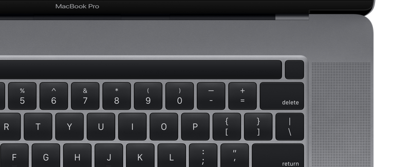 新型MacBook Proのキーボードとされる画像