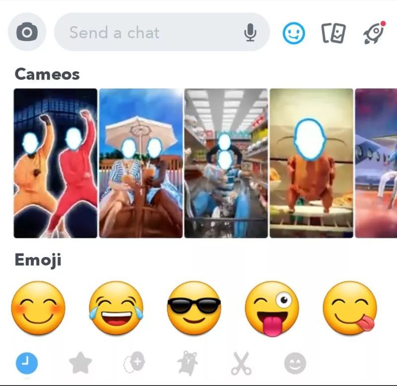 SnapchatのCameo機能