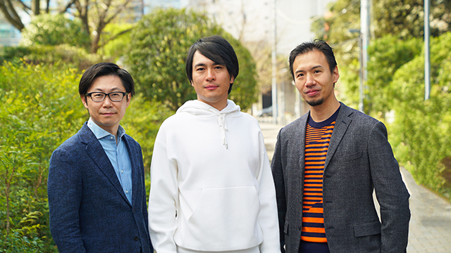 左から、トグル COOの金田一平氏、代表取締役の伊藤嘉盛氏、CFOの朝野照章氏