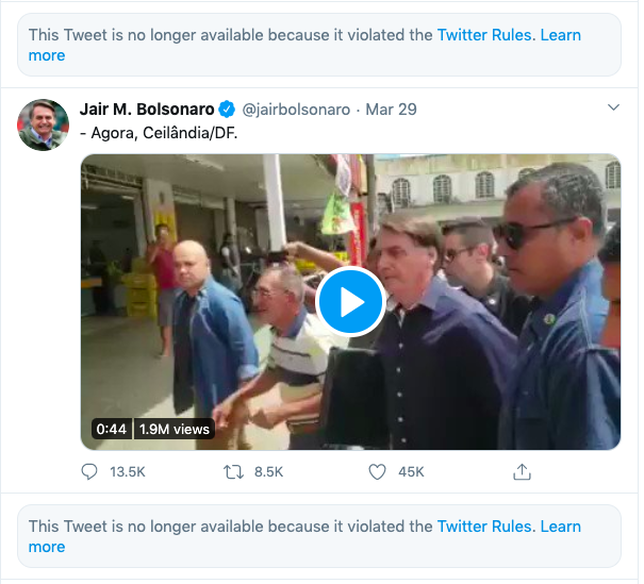 Bolsonaro大統領のTwitterアカウント