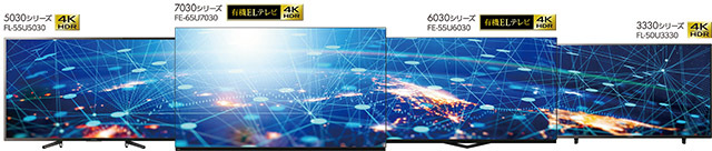 4K有機EL、液晶テレビ4シリーズ10機種を発表