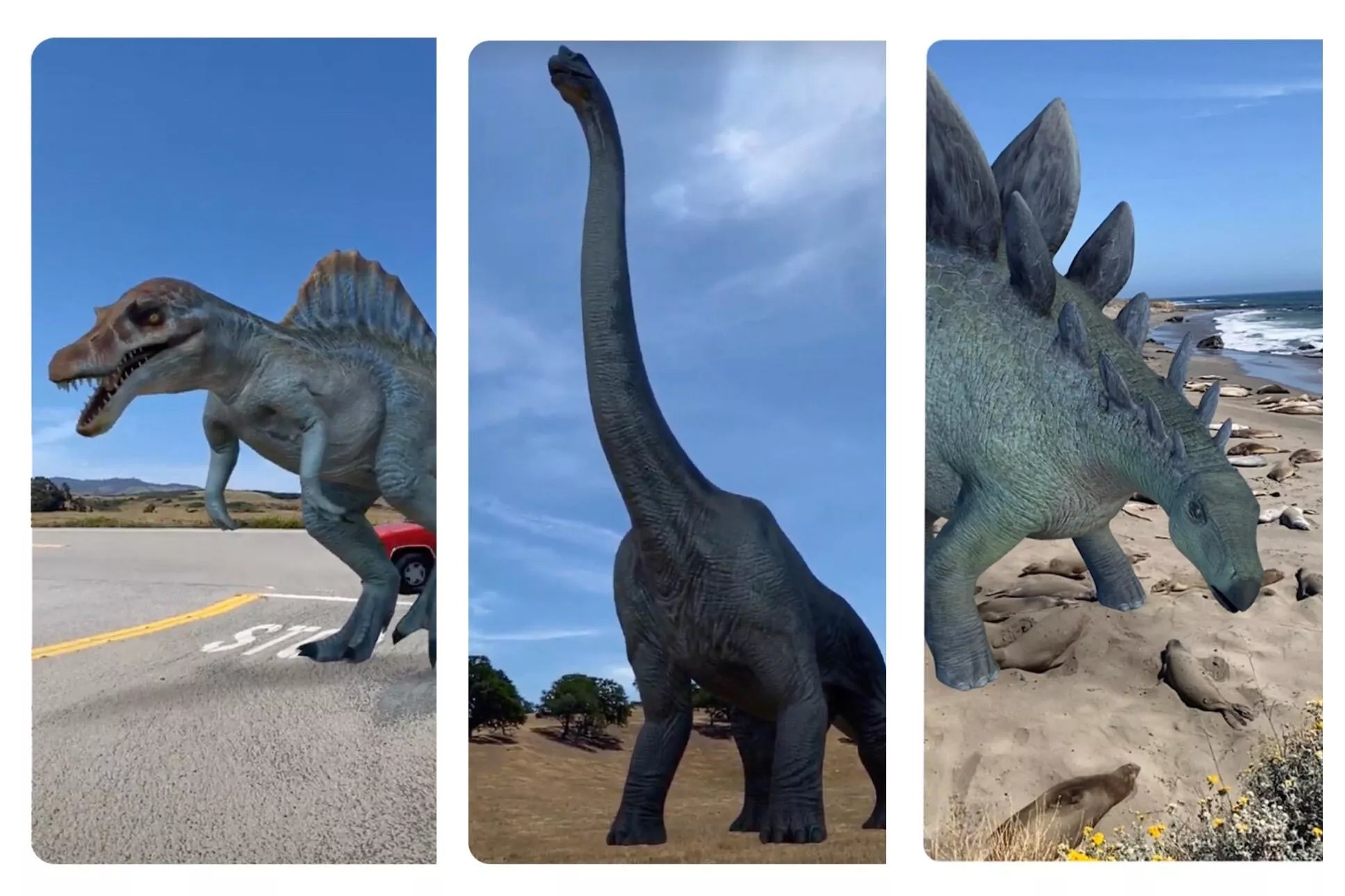 ARの恐竜