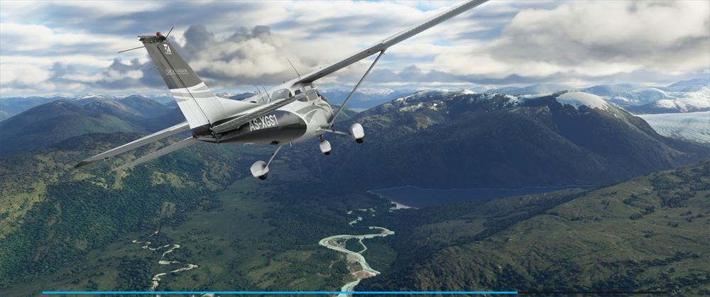 「Microsoft Flight Simulator」のローディング画面