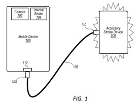 アップル、iPhoneに接続して同期発光させる補助用の外付けフラッシュ--特許を出願